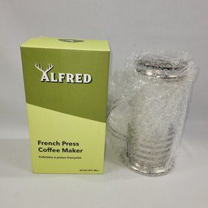 Alfred French Press 20oz Coffee Maker UNUSED